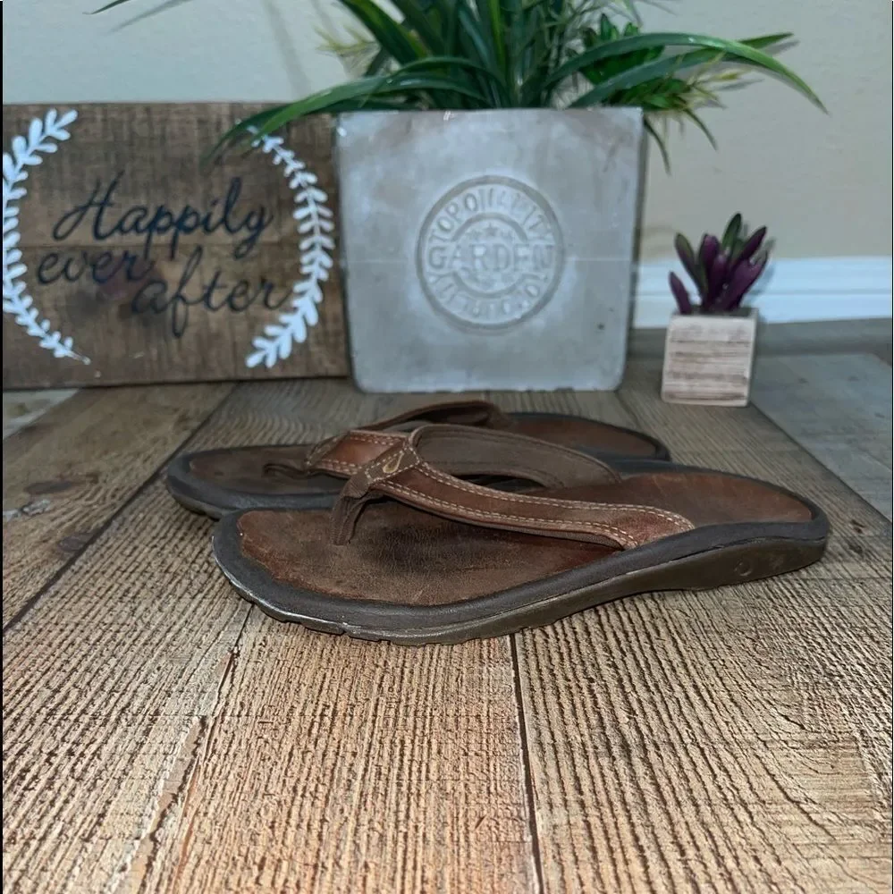 💜 Olukai Ohana flip flops read description‎